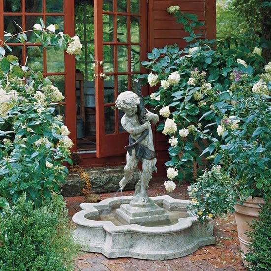 fountain yard
