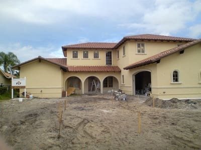 New Construction Front Before